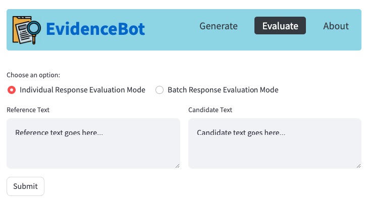 Evaluate Individual Responses